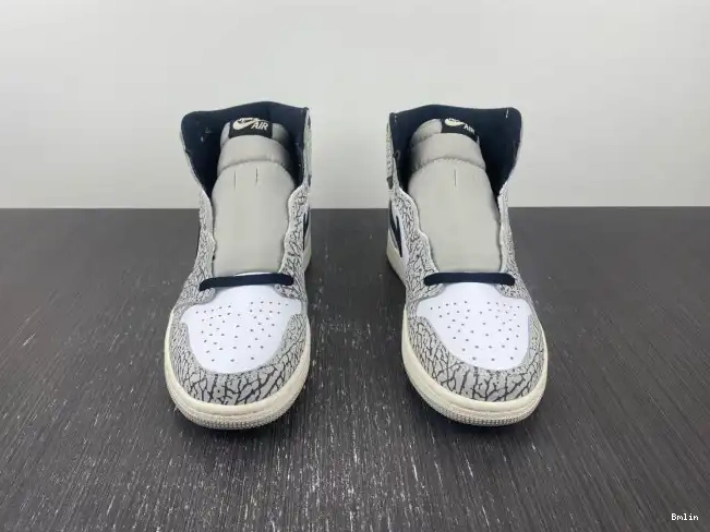 Boostmaster lin High OG White DZ5485-052 Air Jordan 1 Cement 0531